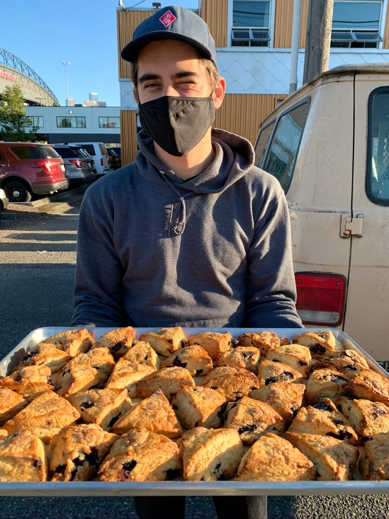 Blueberry Cream Scone