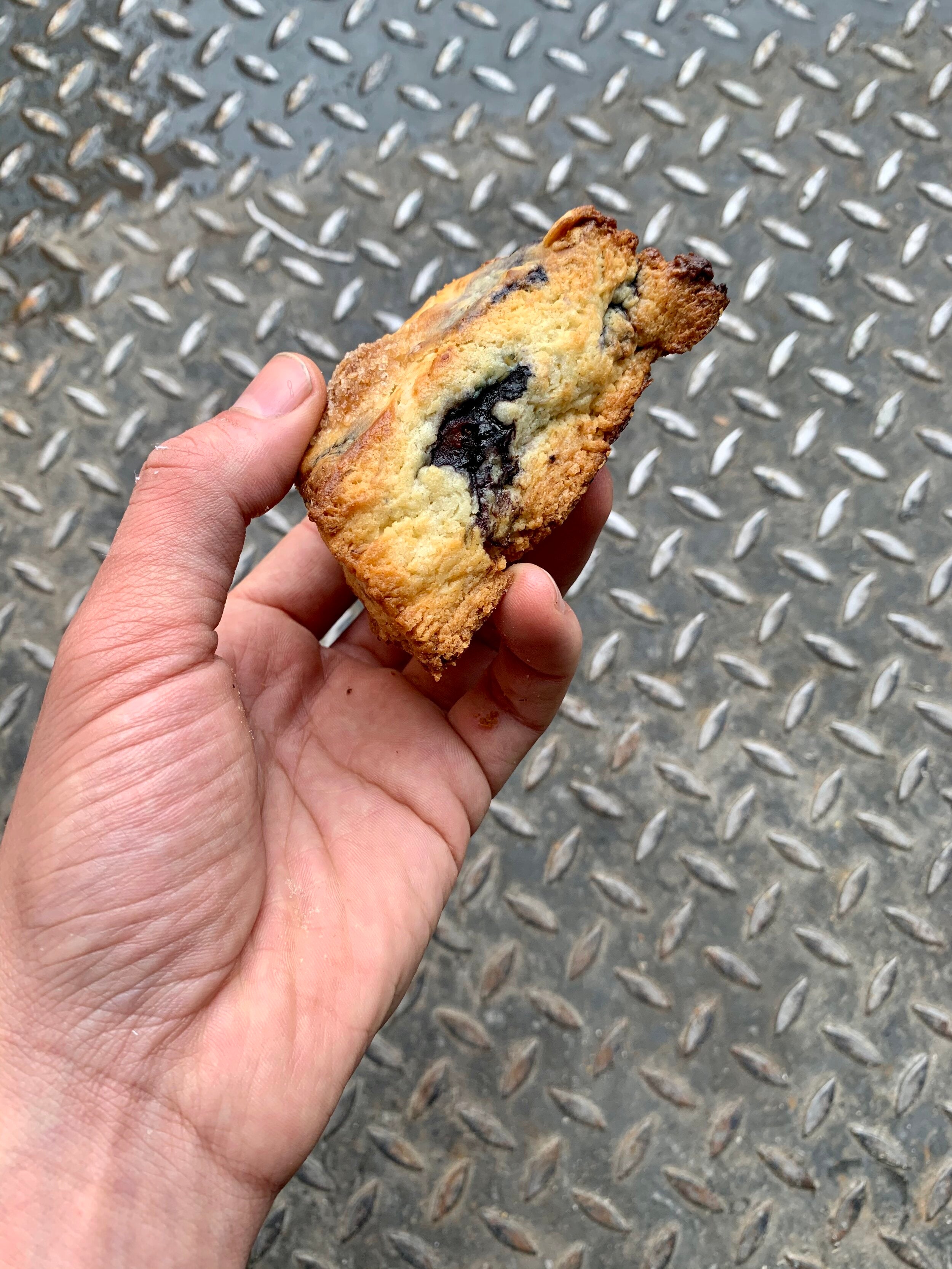 Blueberry Cream Scone